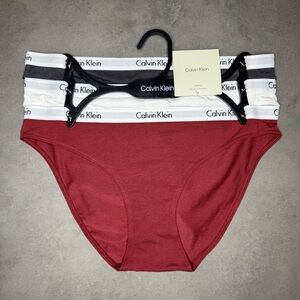 Calvin Klein Carousel Cotton Stretch Women's‎ Panties - Set of 3